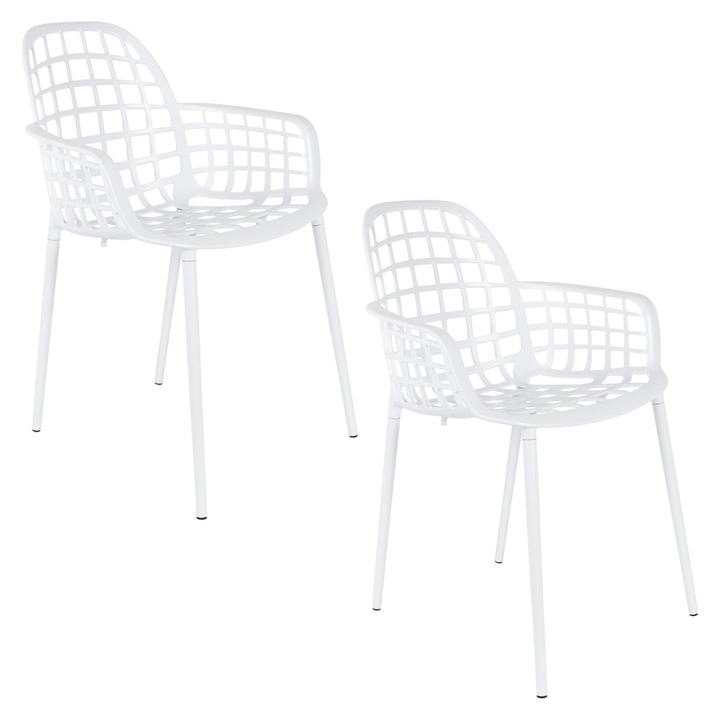 Albert Kuip - Outdoor Armchair - Aluminum - White