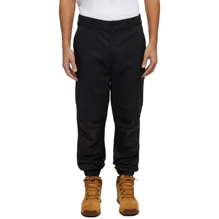 Pantaloni cargo jogger in twill - Nero - Uomo