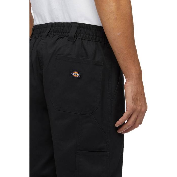 Pantaloni cargo jogger in twill - Nero - Uomo