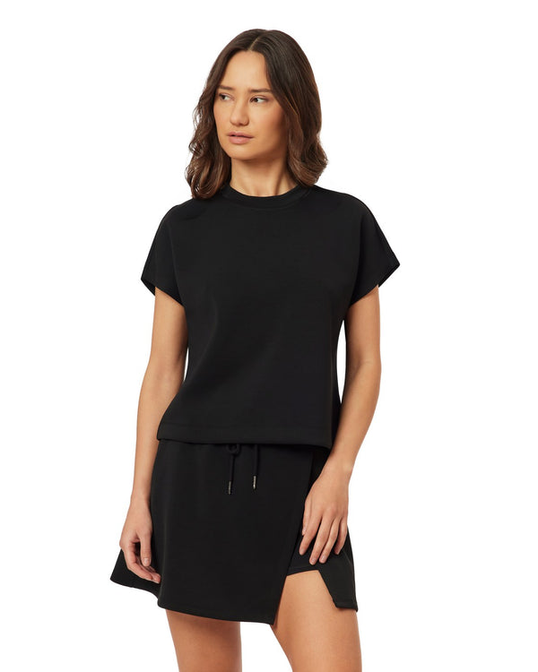 T-shirt met dolmanmouwen - Black Night