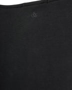 T-shirt Med Rynkad Sidsöm - Black Night