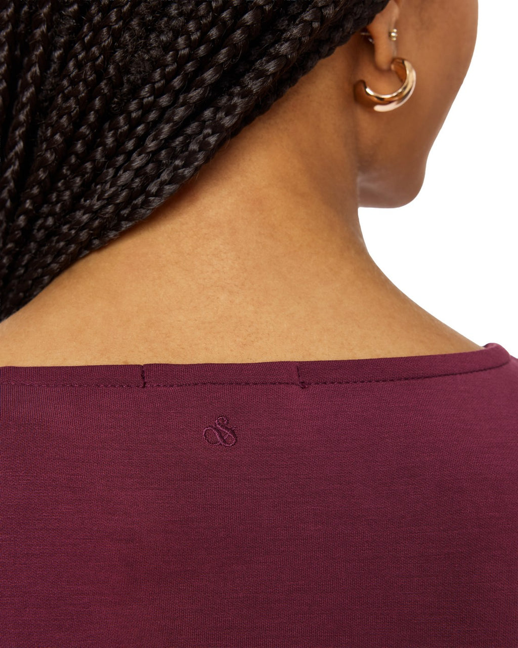 T-shirt con Cucitura Laterale Arricciata - Fig