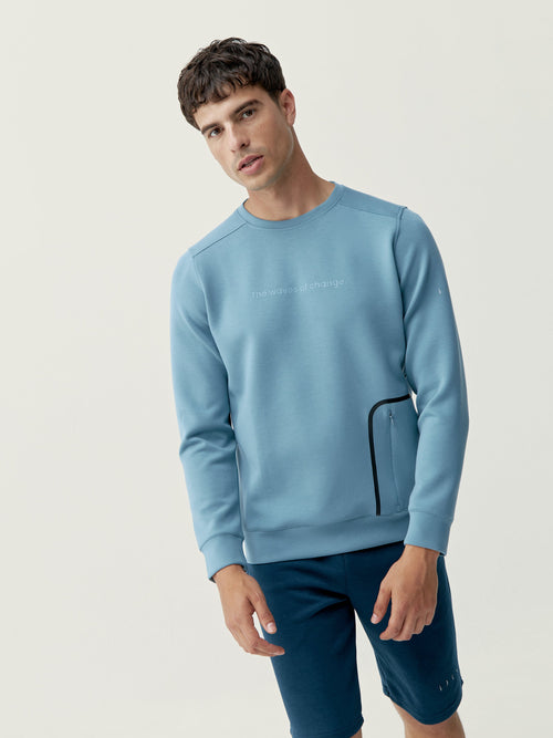 Sweatshirt Yangtse - Bleu Citadelle