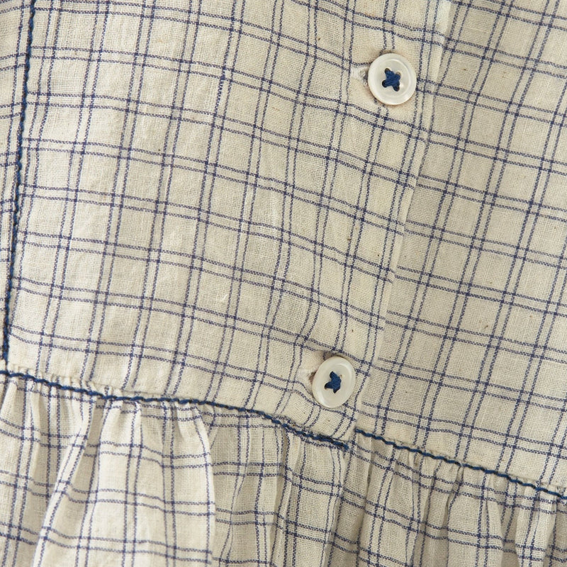 Vestido Yarrow cuadros blanco/marino - Selección caramelo disponible en amaetc.com, concept store eco amigable para niños