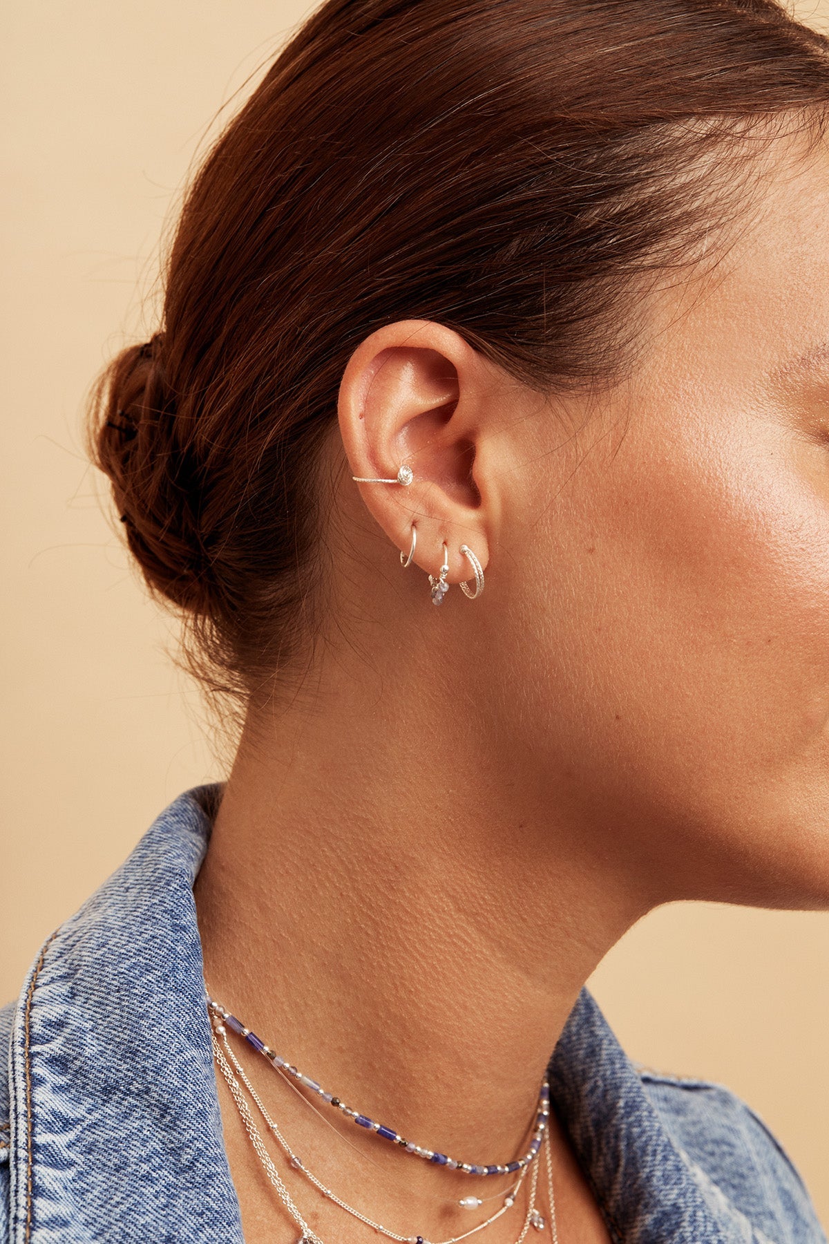 Essentiel Mini Hoops - Silver