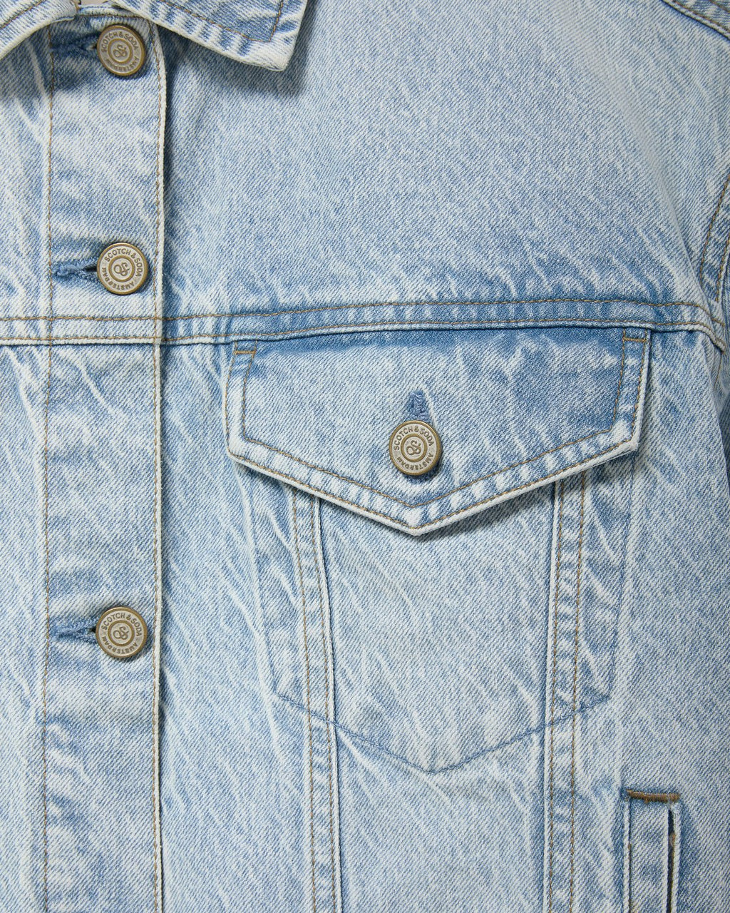 Kort oversize-jeansjacka - Marfa