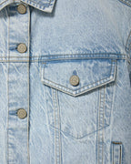 Kort oversize-jeansjacka - Marfa