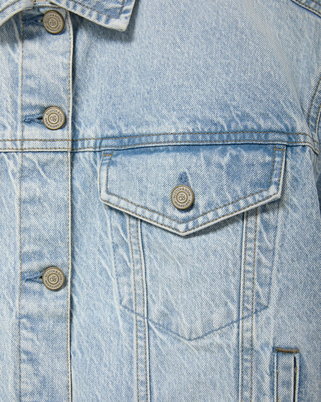 Kort oversize-jeansjacka - Marfa
