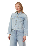 Kort oversize-jeansjacka - Marfa