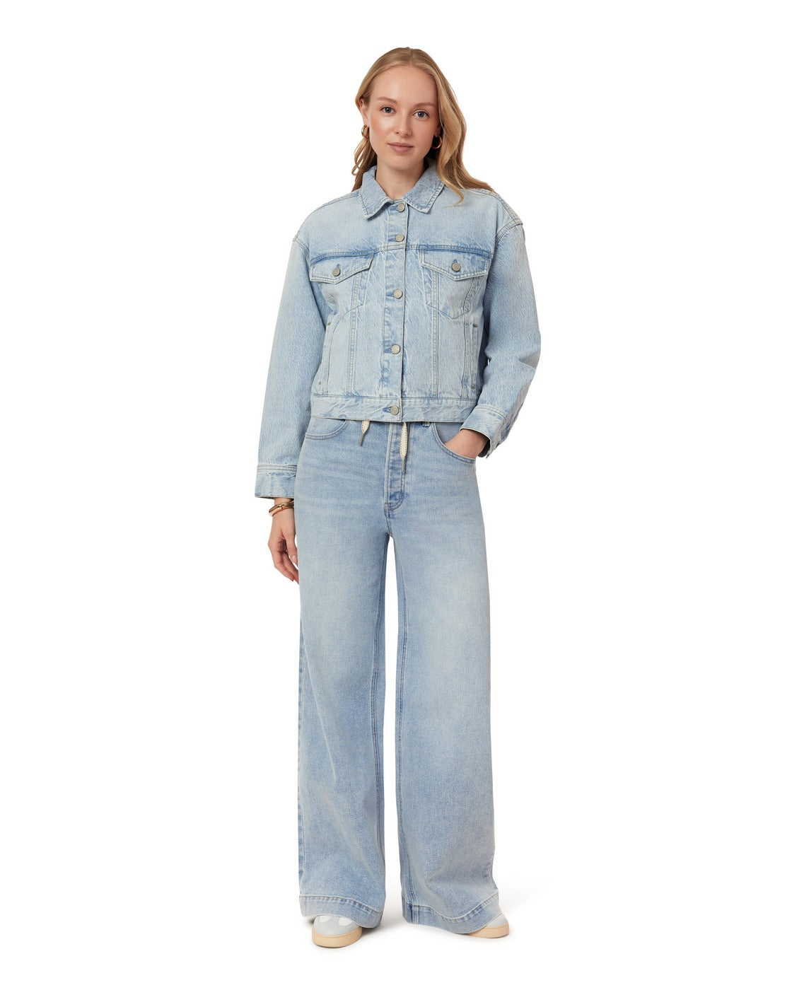 Kort oversize-jeansjacka - Marfa
