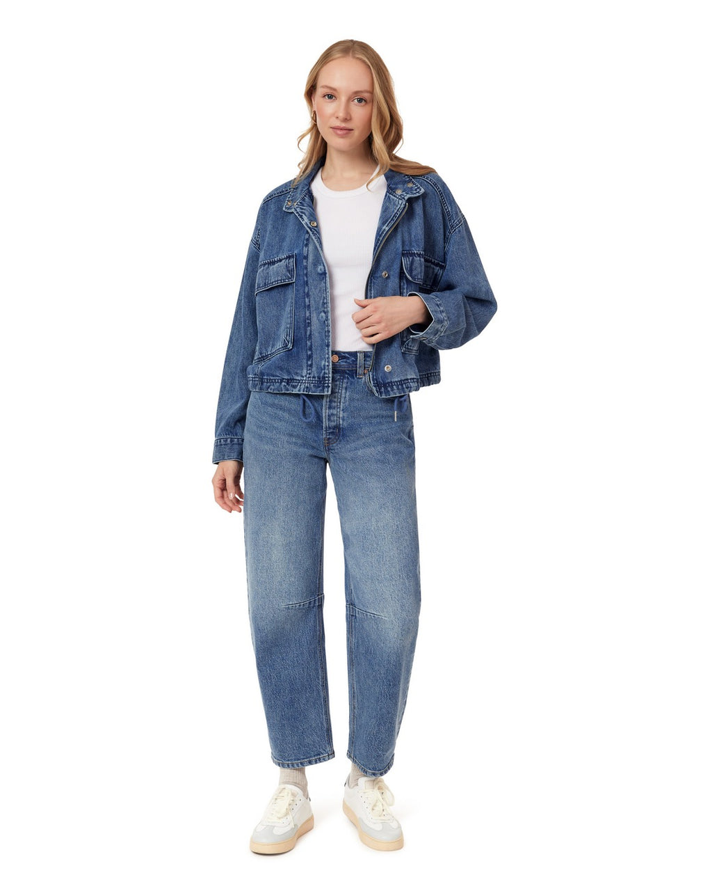 Kort utilityjeansjacka - Flatiron