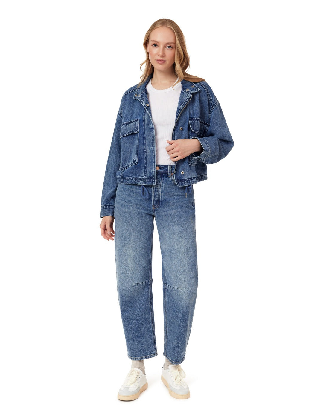 Kort utilityjeansjacka - Flatiron