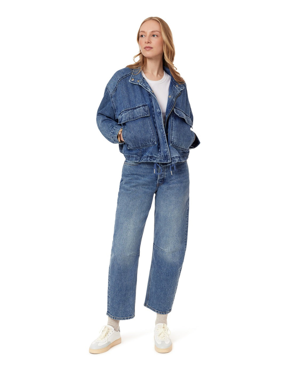 Kort utilityjeansjacka - Flatiron