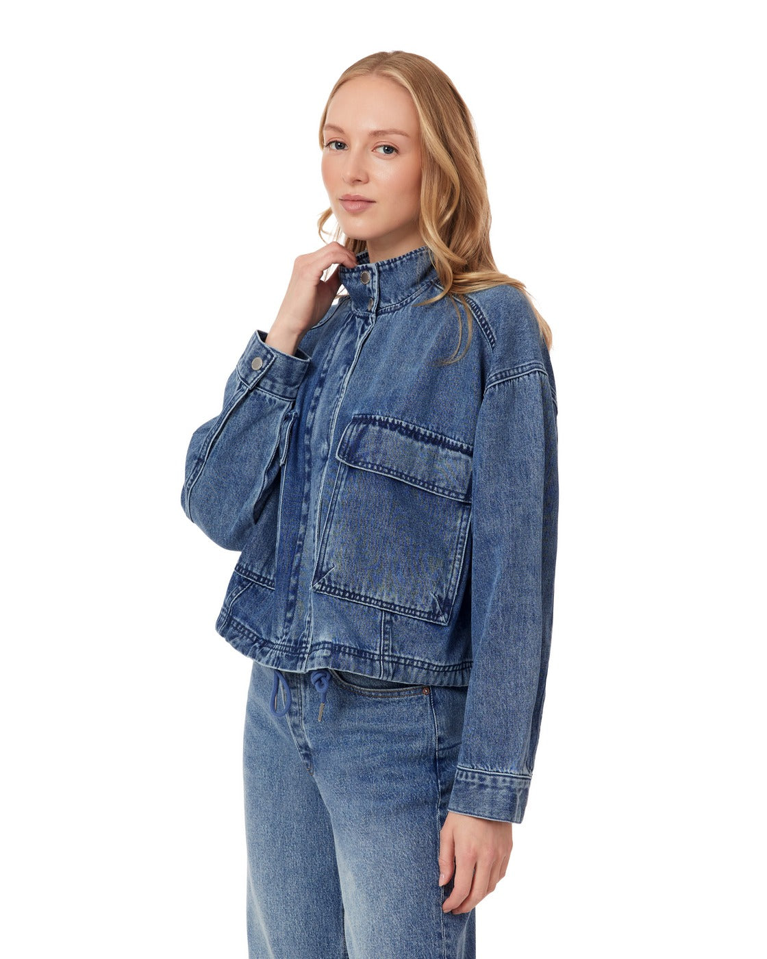 Kort utilityjeansjacka - Flatiron
