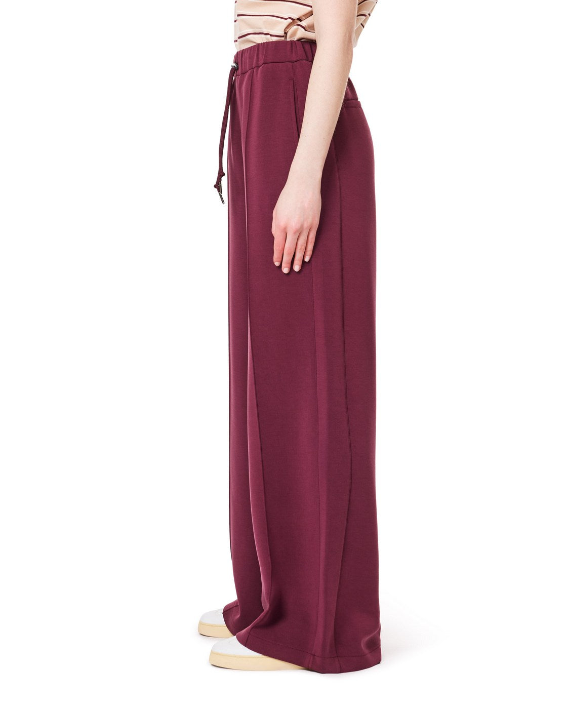 Pantalon Jambe Large À Enfiler - Fig