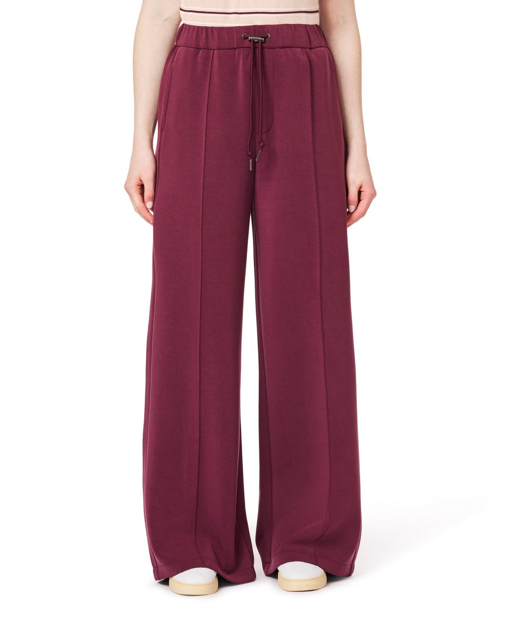 Pantalon Jambe Large À Enfiler - Fig