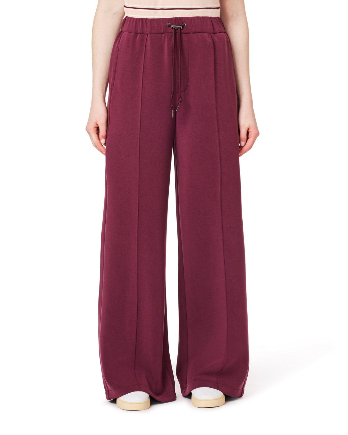 Pantalon Jambe Large À Enfiler - Fig