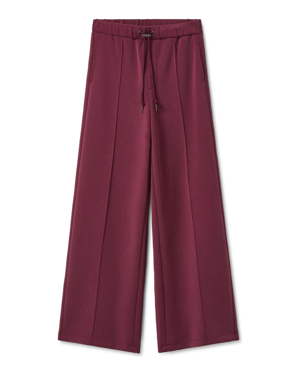 Pantalon Jambe Large À Enfiler - Fig