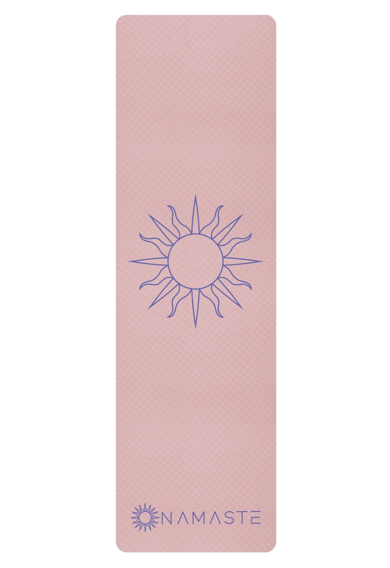 Tapis De Sport Mat - Lotus (Vieux Rose)