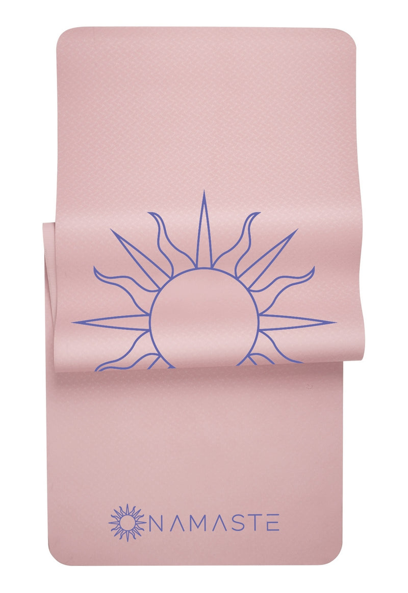 Tapis De Sport Mat - Lotus (Vieux Rose)