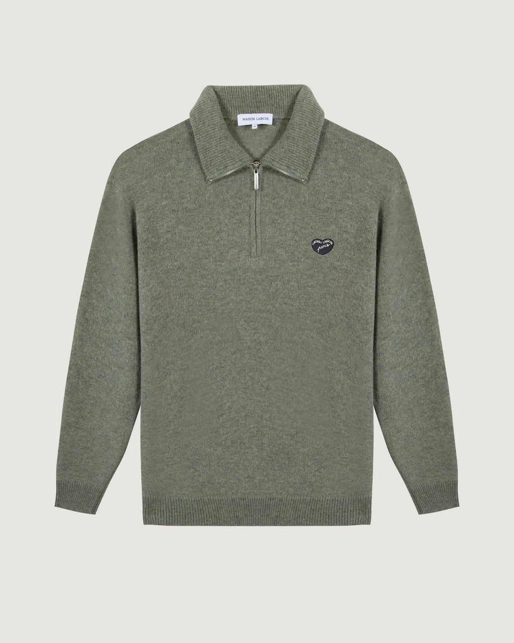Pull "Patch Coeur" Delépine Lambswool - Homme