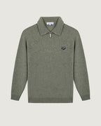 Pull "Patch Coeur" Delépine Lambswool - Homme