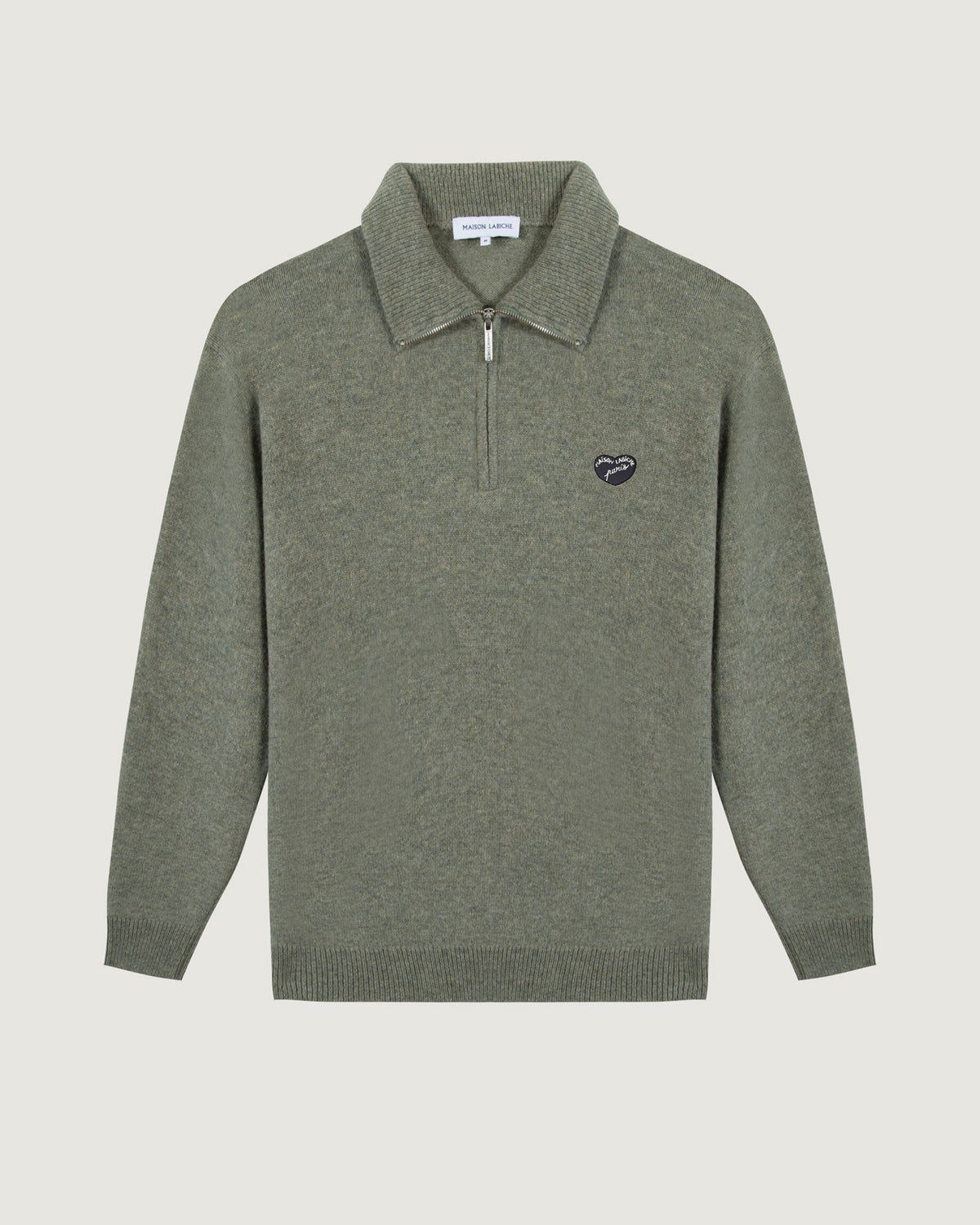 Pull "Patch Coeur" Delépine Lambswool - Homme