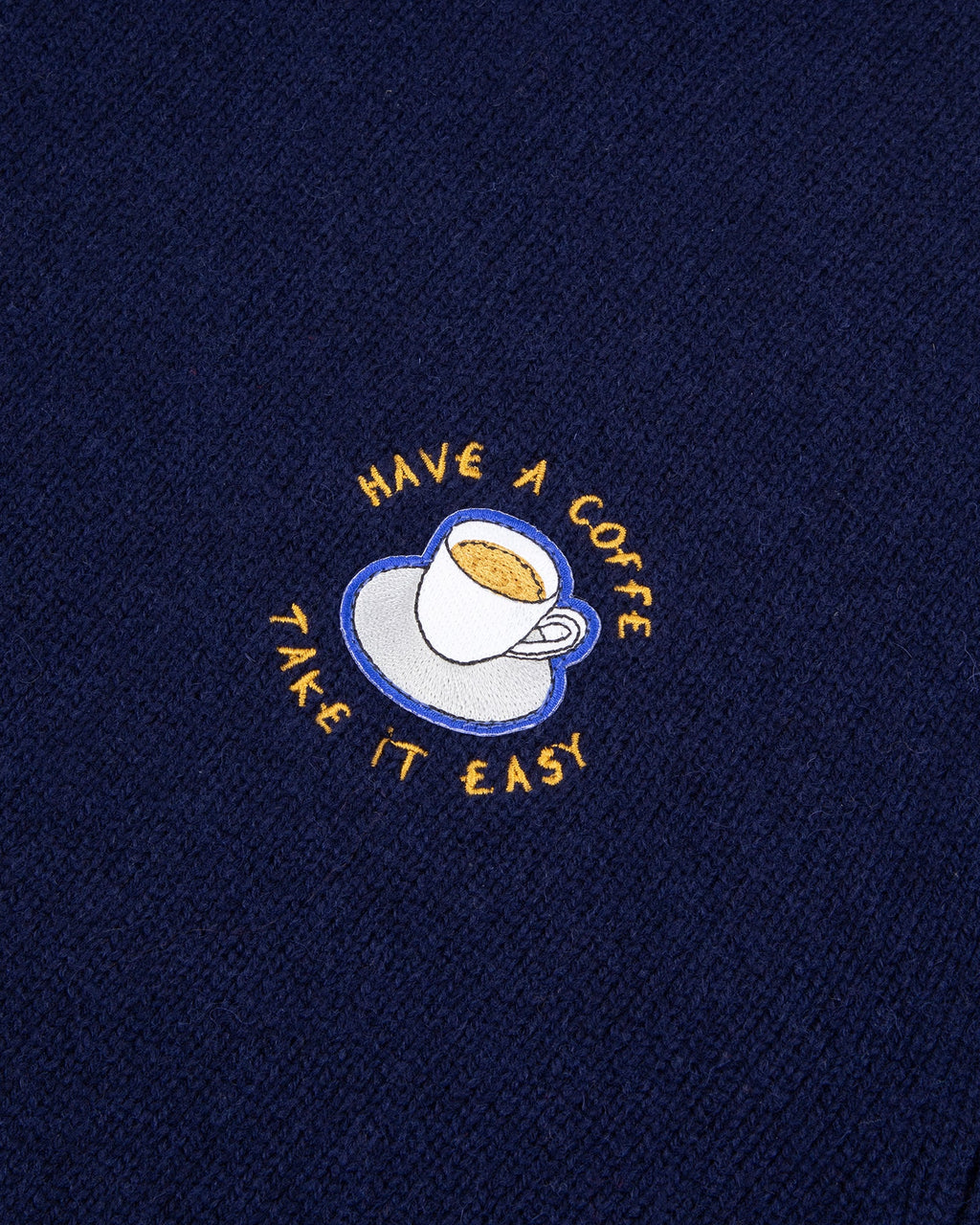 "Have A Coffee" Mawas Wool Sweater