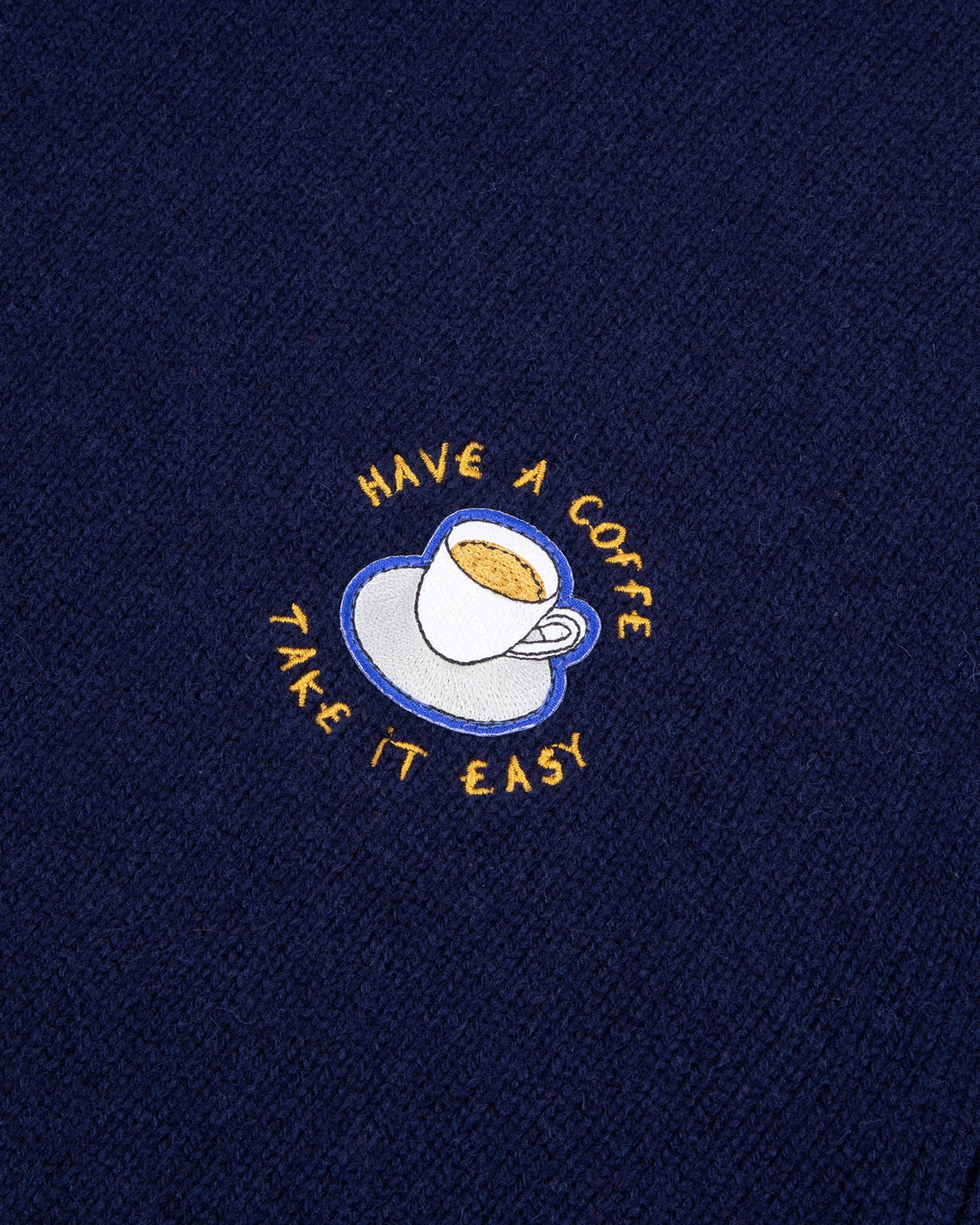 "Have A Coffee" Mawas Wool Sweater
