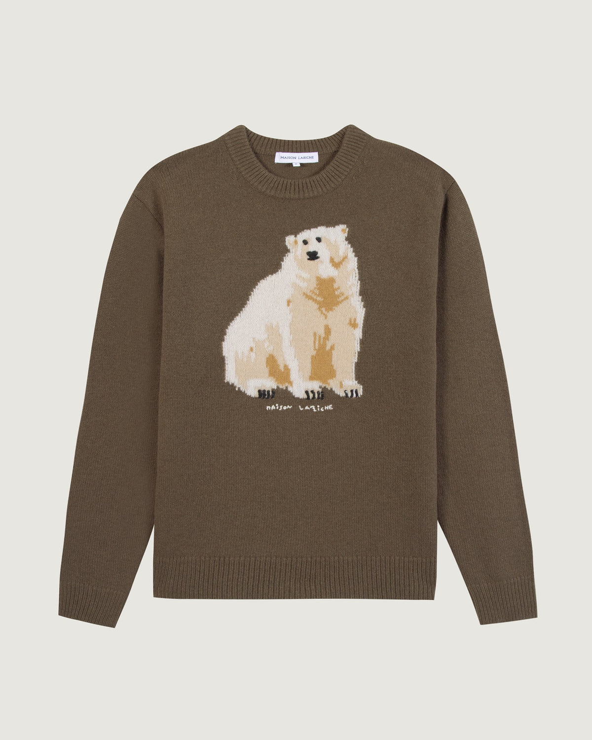 "Polar Bear" Mawas Wool Sweater