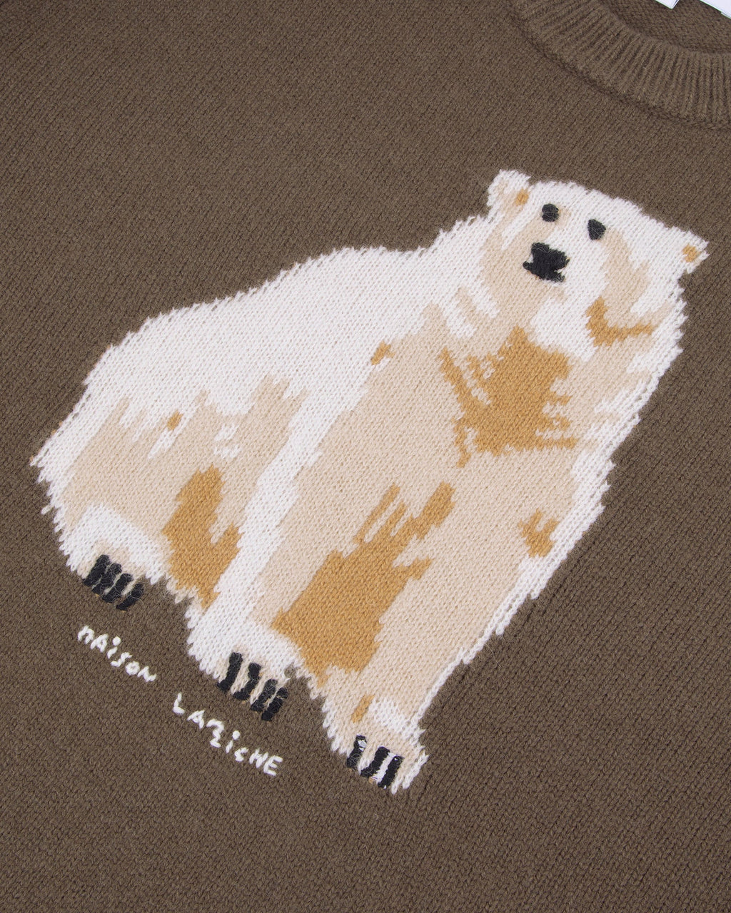 "Polar Bear" Mawas Wool Sweater