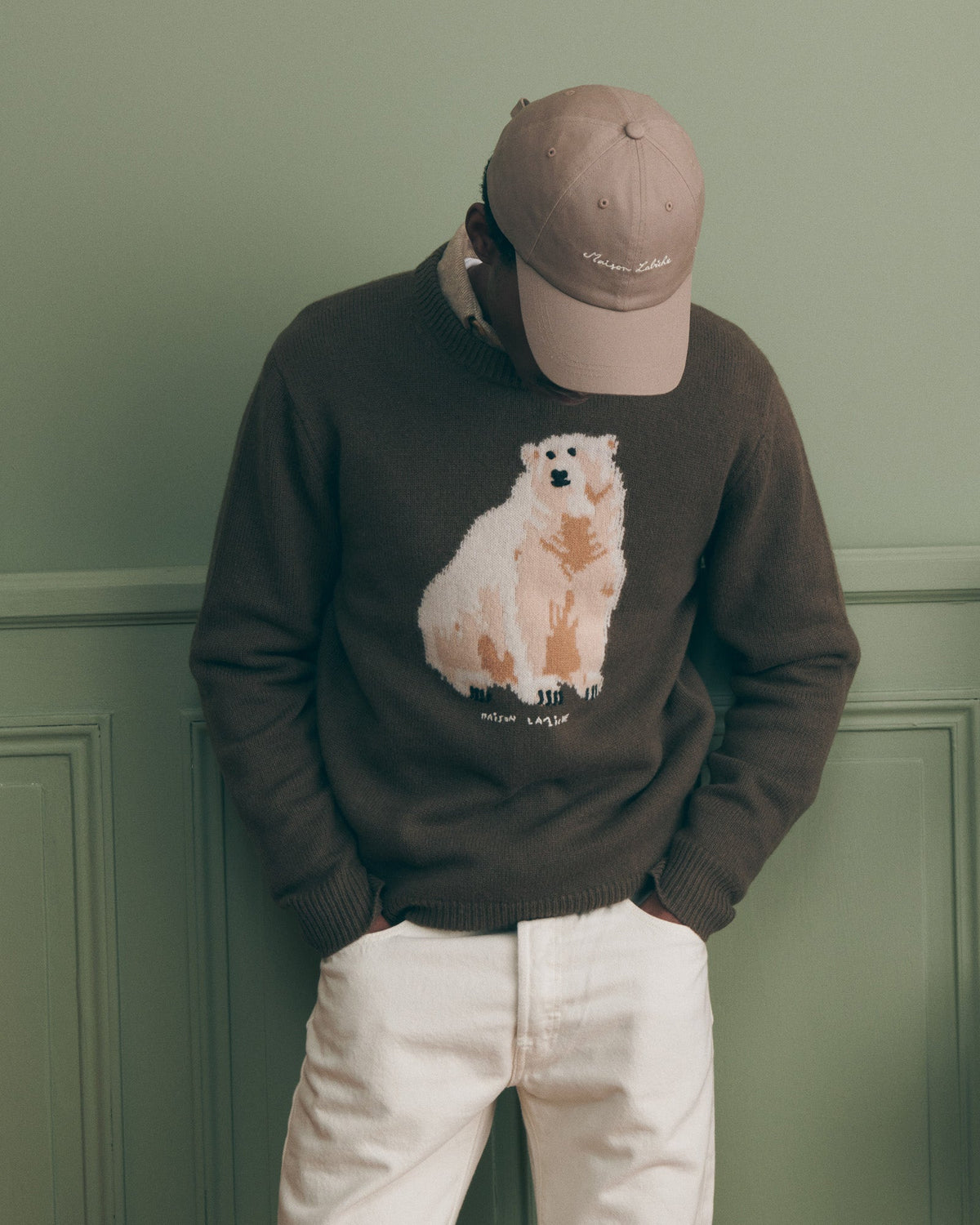 "Polar Bear" Mawas Wool Sweater