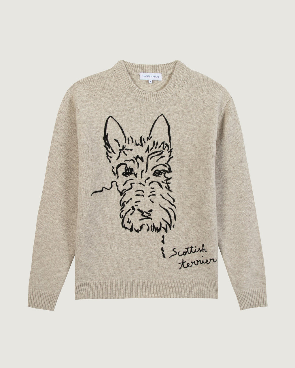 "Scottish Terrier" Mawas Wool Sweater