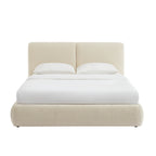 Yoka - Lit Coffre - Velours Côtelé - Beige
