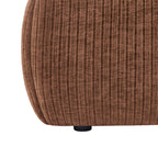 Yoka - Bed - Bouclé - Brown And Black Metal Legs