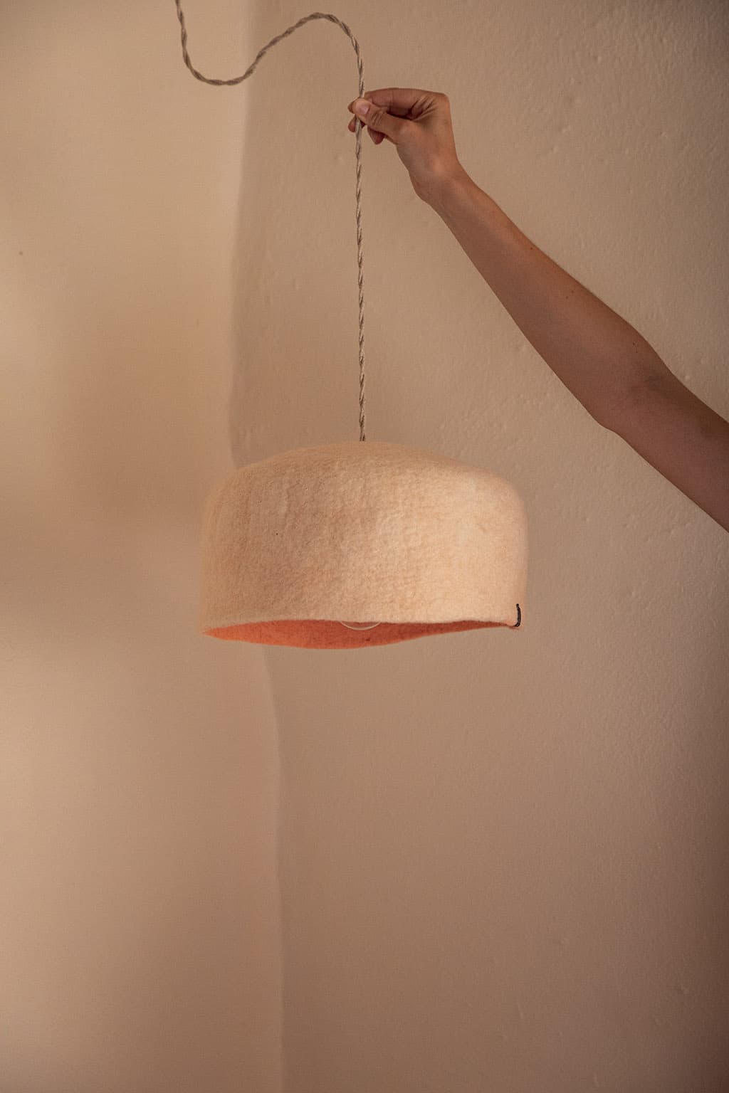 Pantalla de Lámpara Yurte - Blush - Natural