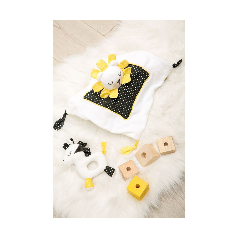 Hochet En Velours Blanc