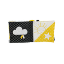 Livre D'Eveil En Velours Blanc