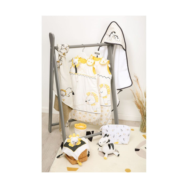 Cape De Bain Plus Gant En Coton Blanc
