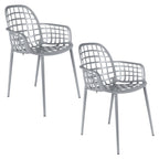 Albert Kuip - Fauteuil D'Extérieur - Aluminium - Gris Clair