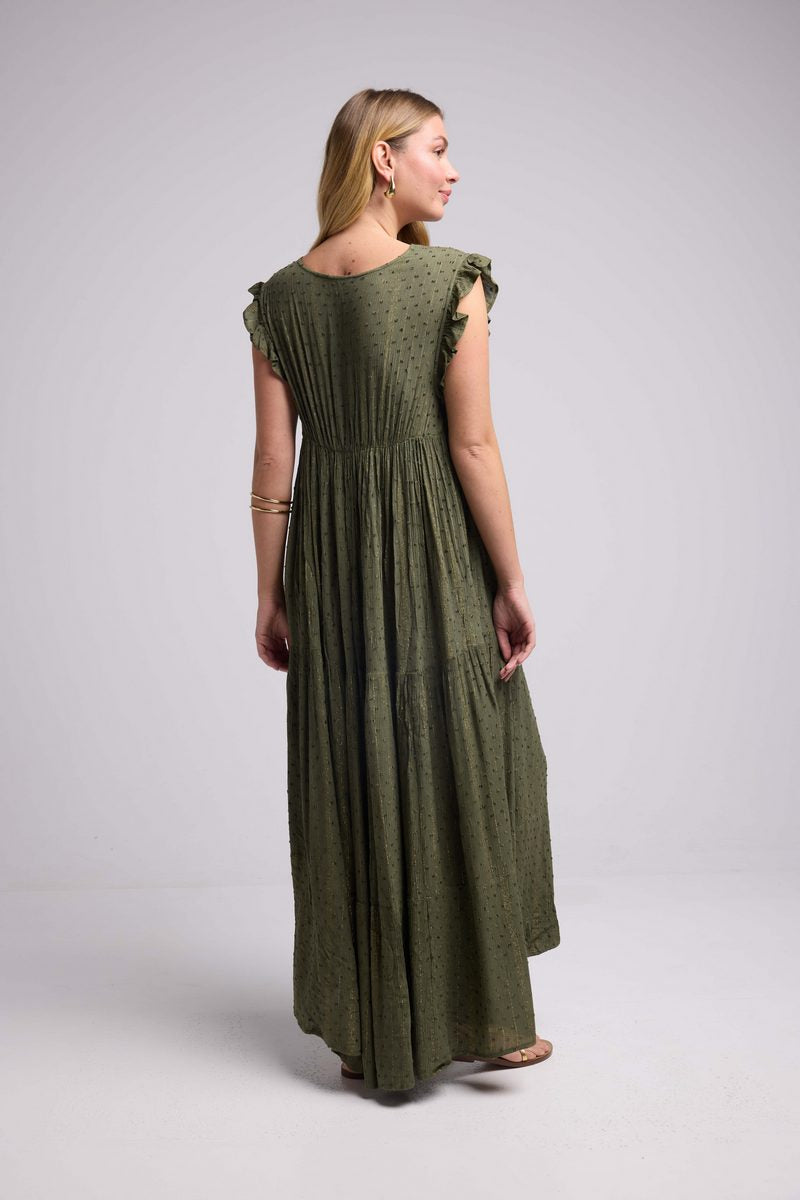 Vestido largo - Caqui