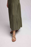 Vestido largo - Caqui