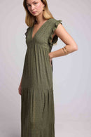 Vestido largo - Caqui