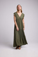 Vestido largo - Caqui