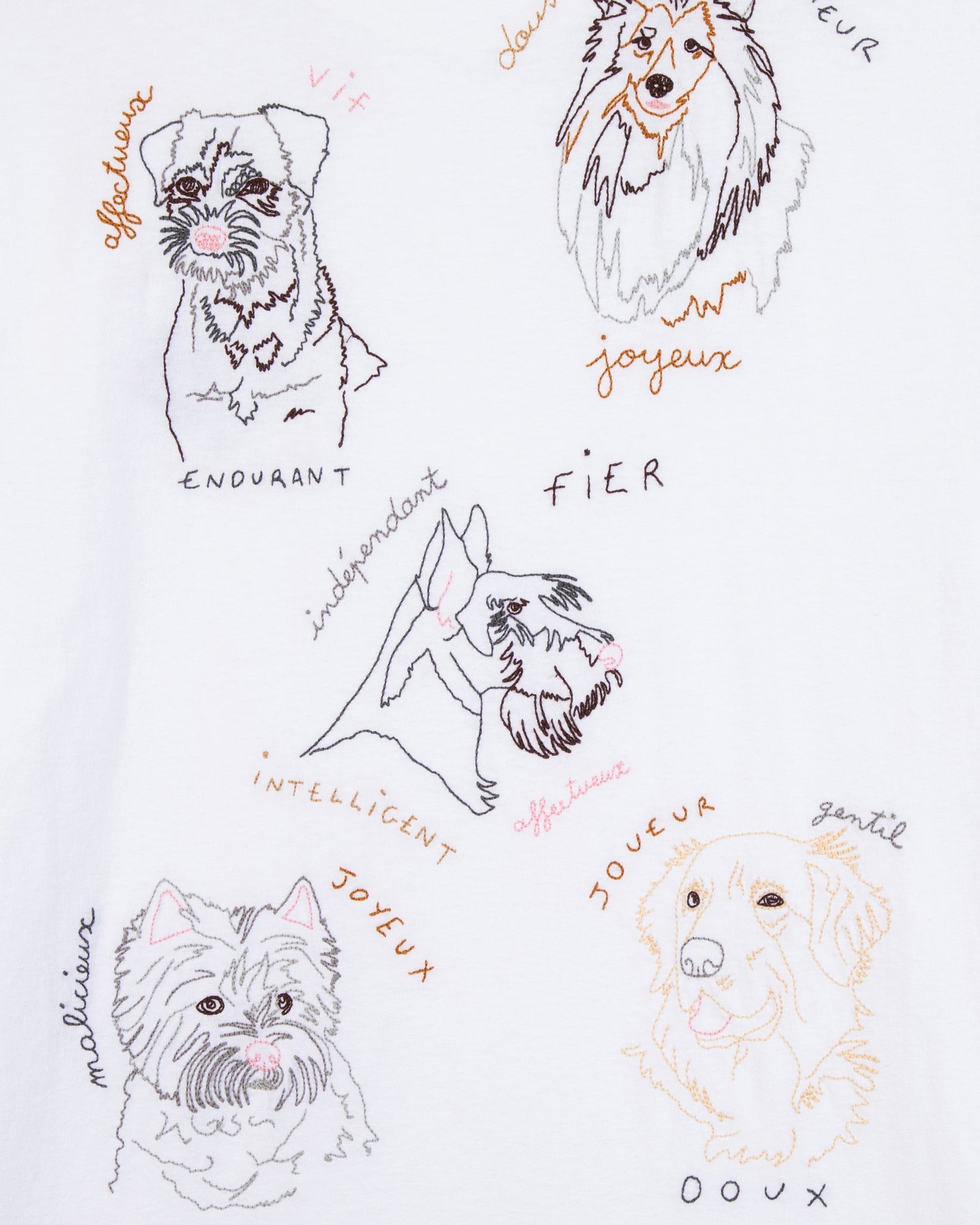 T-Shirt "Dogs" Bainville - Femme
