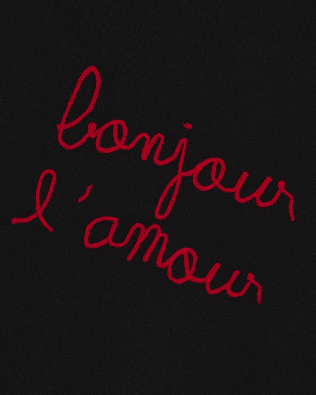 Jersey "Bonjour L Amour" Buzelin Cashmere
