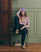 "Cafe Croissant" Buzelin Cashmere Jumper - Women