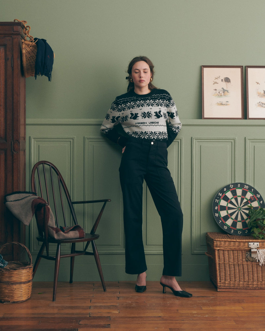 Pantalon "Lyocell And Cotton" Chevreuil - Femme