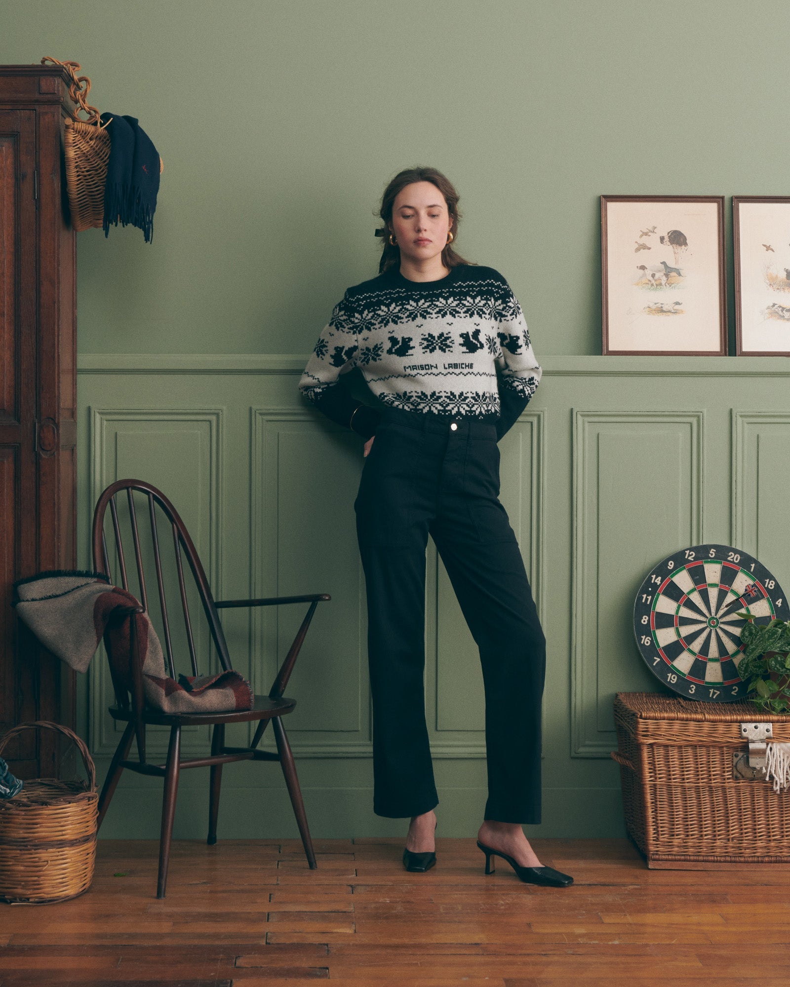 Pantalon "Lyocell And Cotton" Chevreuil - Femme