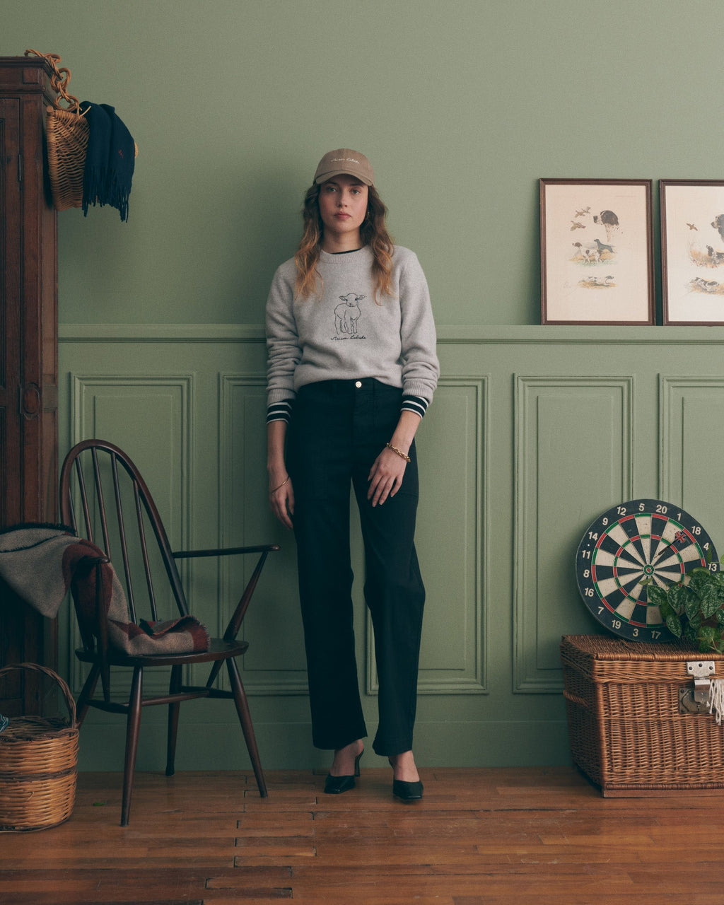 "Wine And Chill" Choiseul Lambswool Sweater